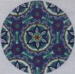 Julie Mar & Friends - Medallion Blue Round