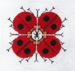 Charley Harper Needlepoint - Last Aphid Ornament