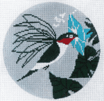 Charley Harper Needlepoint - Little Sipper Ornament
