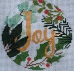 Laura Love Designs - Botanical Joy Ornament - White