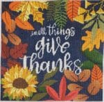 Laura Love Designs - Autumn Give Thanks Botanical Pillow