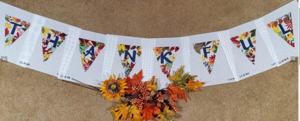 Laura Love Designs - Thankful Garland - 8 canvases