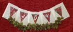 Laura Love Designs - Botanical Joy Garland Red - 5 canvases