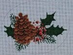 Laura Love Designs - Pinecone Oval Ornament