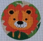 Laura Love Designs - Lion Ornament Round