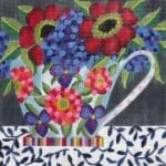 Alice Peterson Company - Floral Mug - Red Flowers