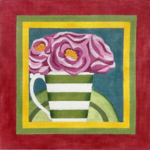 Alice Peterson Company - Peonies in Coffee Cup