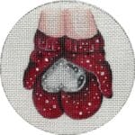 Alice Peterson Company - Mittens Holding Heart Ornament