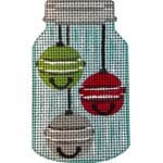 Alice Peterson Company - Jingle Bells in Mason Jar Ornament