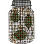 Alice Peterson Company - Three Ornaments in Mason Jar Ornament