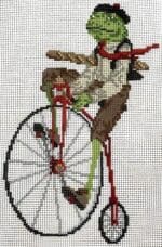Skooter's Designs - French Bicycle Frog