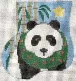 Kathy Schenkel Designs - Panda and Wreath Mini Sock with Panda