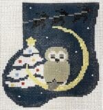 Kathy Schenkel Designs - Night Owl Mini Sock with Owl