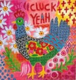 Kate Dickerson Needlepoint - "Cluck Yeah" Hen