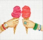 Kate Dickerson Needlepoint - Ice Cream Toast