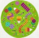 Kate Dickerson Needlepoint - Halloween Mini - Halloween Candies
