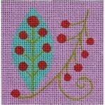 Zecca Designs - Aqua Leaf Small Insert