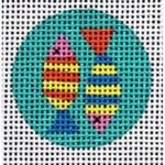 Zecca Designs - 2 Fish Key Fob