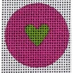 Zecca Designs - Green Heart Key Fob