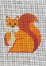 Raymond Crawford - Orange Squirrel Oval