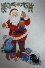 Alexa Designs -  Santa with Train Boy (7252)