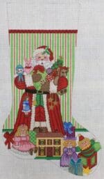 Alexa Designs - Santa holding Toys Girl (7327)