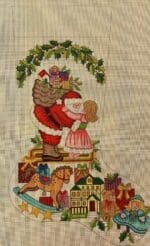 Alexa Designs - Santa Hugging Girl (7343)