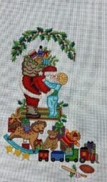 Alexa Designs - Santa Hugging Boy (7344)