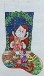 Alexa Designs - Santa in Window Girl (7355)