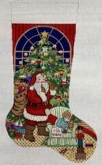 Alexa Designs - Santa with Boy in Chair (7362)