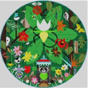 Charley Harper Needlepoint - A Day in Eden