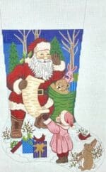 Alexa Designs - Santa with List for Girl