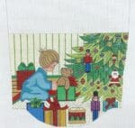 Alexa Designs - Boy with Presents Under Tree