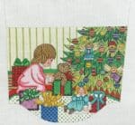 Alexa Designs - Girl with Presents Under Tree