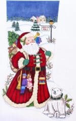Alexa Designs - Santa with Polar Bear (7278)