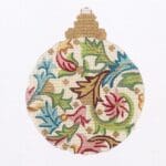 Alexa Designs -  Pink and Light Blue Vine Ornament (R4-14)