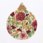 Alexa Designs -  Maroon and Mauve Vine Ornament (R4-31)
