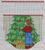 Alexa Designs -  Boy Decorating Tree Cuff (140)