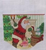 Alexa Designs -  Santa with List and Girl Doll Cuff (143)