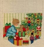Alexa Designs - Boy with Presents Under Tree (160)