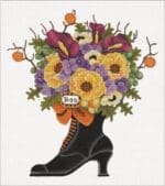 Melissa Shirley Designs - Pumpkin Witch Boot Bouquet