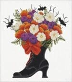 Melissa Shirley Designs - Bat Witch Boot Bouquet