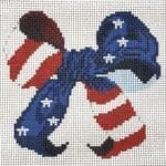 The Collection Designs - Red White and Blue Bow