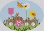 Charley Harper Needlepoint - Bunny Bunch
