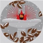 Charley Harper Needlepoint - B-R-R-R-R-Rd Bath