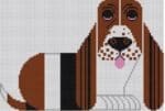 Charley Harper Needlepoint - Basset Hound