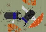 Charley Harper Needlepoint - Beetle Battle