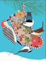 Charley Harper Needlepoint - Back Yard Birds