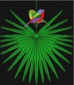 Charley Harper Needlepoint - Flamboyant Feathers
