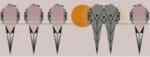 Charley Harper Needlepoint - Good L'ovin Turtle Dovin
